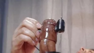 Thick prostate cumload and massive orgasm after vibrators, self milking