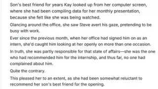 Steve had been her son's best friend for years