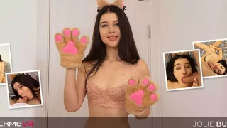 Russian Brunette Jolie Butt Enjoys Getting Her Lovers Hard