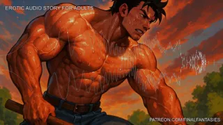 Sweaty Handyman Erotic Audio: Gay Male POV Blowjob Fantasy