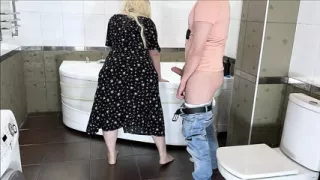 Mature stepmom let me touch her big tits and stepson fucked her in the ass