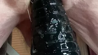 Thursday night anal stretching exercise with a new toy