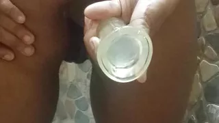 Latina aunt breaking her ass