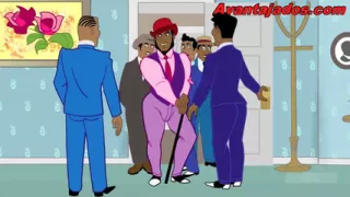 Big Gifted Men in Gay Cartoon