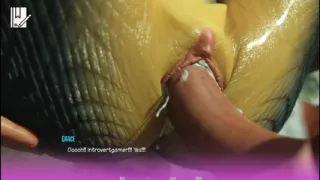 Fucking Sofia and hardcore with Grace the mermaid  Monster college