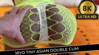 18yo Tiny Asian Double Cum - Asiansexvr - Sexlikereal
