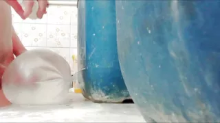 Solo Anal Fun with Cum by Hand????