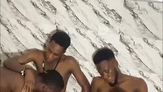 Two Big Black Dicks Fucks Two Sissy Boys