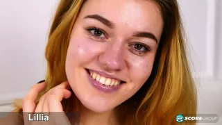 Kinky Asol, a dazzling brunette, shows us her pink slit and young, perky tits.