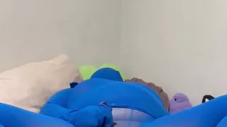 Blue Encased Orgasm
