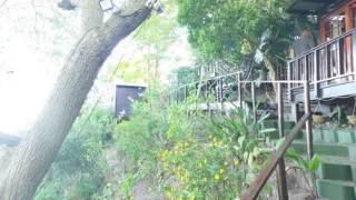 Ebony MILF Gets Her Ass Eaten and Pussy Fingered in a Hot Tub