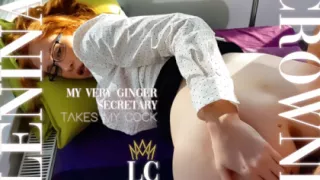 My Very Ginger Secretary Takes My Cock - Office Sex Glasses