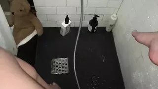 Amateur- Saudi Arabian Snowwhite- Water Stimulation- Multiply Intense Real Orgasm In Shower At Home-beautiful White Girl- Muslim