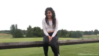 Sierra talks about herself as she strips naked - WeAreHairy