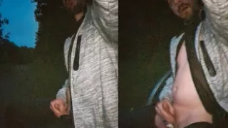 Public jerk off in the park at sunrise - who saw me?!