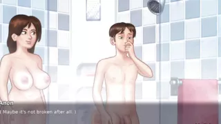 Bathroom mai hi chod dala chod chod kar pura lada andar dal diya  or pura lal kar dali chut summertime saga game