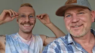 Sexy German Bottom Love Daddy Dick. I Enjoy It with Him Bareback Creampie Gay Anal.