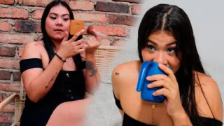 Beautiful Indian Woman Is Very Thirsty And I Invite Her To My House To Meet Us