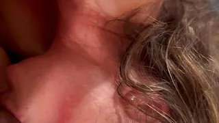 Bonewizzard pleads with fair skin freckled wife to swallow his cock