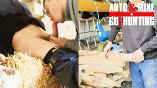 Straight Married Farmer Get's Sucked in His Barn and We Get Almost Caught by Another Worker (5th Visit) -mike-