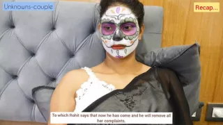 Rohit enjoying dirty footjob from Divya