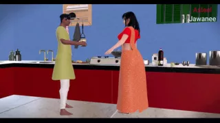 Bengali wife fucked by her husband in kitchen (Bengali wife ko husband ne kitchen main chod dia)