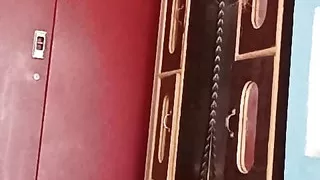 Dropped water by hitting the mouth