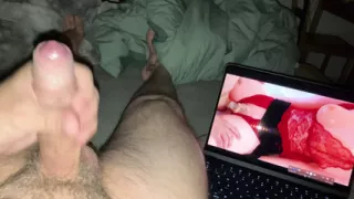 I masturbate watching myself fuck a blowup doll - Massive toe curling cumshot ejaculation