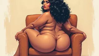 Desi MILF Cartoon Aunty Uncovered - Big Boobs & Hips Fantasy