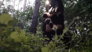 I fuck my stepsister in the mouth in the woods so her boyfriend doesn't catch us
