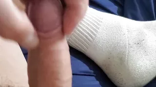 Uncut Cock Wanked & Cum