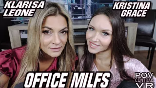 Klarisa Leone And Kristina Grace: Office Milfs - Sexlikereal
