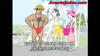 Orgy at the Gay Nude Beach