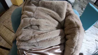 Romantic Fucking and Cum Play on a Fur-coat Linner 268