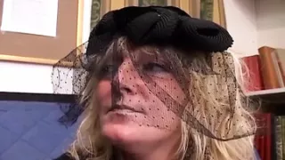 Horny Mature Getting Her Small Tits Sprayed with Cum