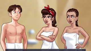 step sister make hot seen in summertime saga part5