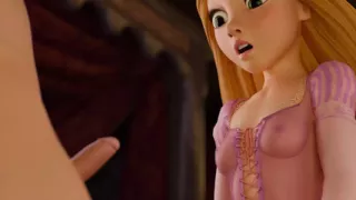 Long-Haired Beauty Takes Control: Rapunzel's Sensual Cowgirl & Deep Throat Fantasy