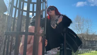 Double Cigarette Human Ashtray At Dracula Femdom Castle