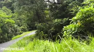 fitri kencing lagi. Outdoor Piss