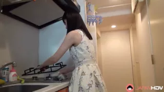 Mai Araki and Boyfriend Get Naked While Cleaning the House