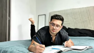 Young college students have sex in their room when they are alone