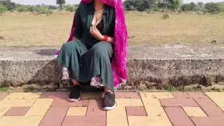 Indian Girlfriend Fucked Outdoor at field By his New Boyfriend, Hot Desi HD Sex Video