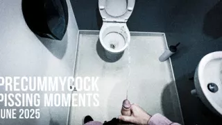 Pissing moments from June: lots of pee in a variety of places and positions