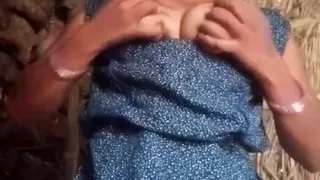 Aunty put her finger in the chute.