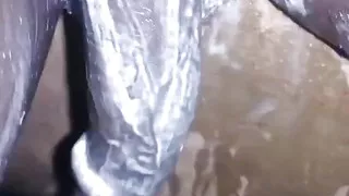 New Video I Shaved and Play My Big Black Dick and Cum