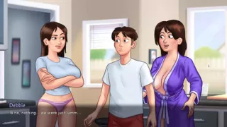 step sister and anon make hot seen in summertime saga part 51