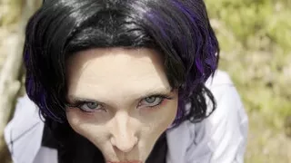 Hot Shinobu Cosplay: Demon Hunter drops all inhibitions in the forest!