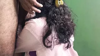 house maid enjoying standing romance