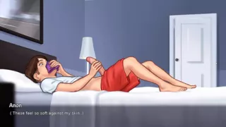 step sister and anon make hot seen in summertime saga part 9