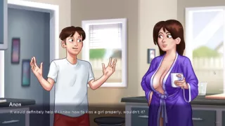 step sister and anon make hot seen in summertime saga part 2